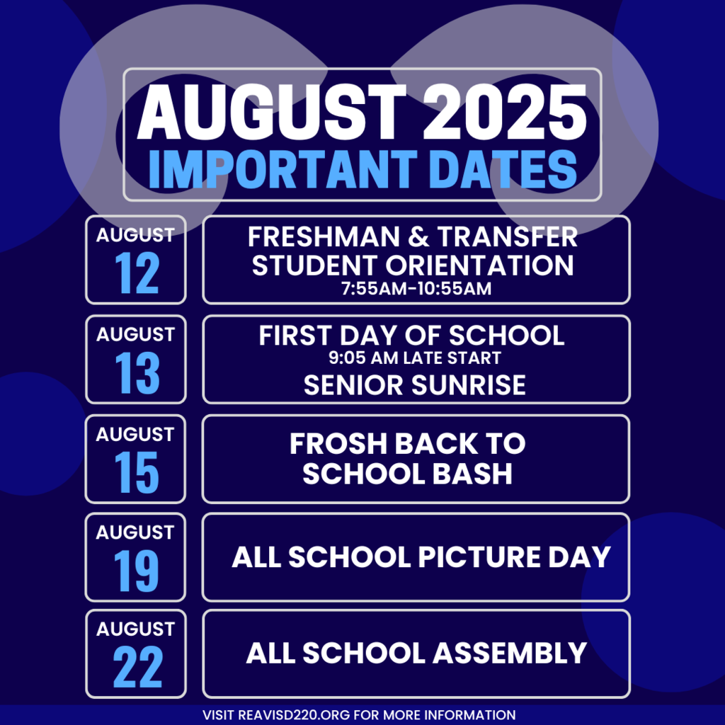 august important dates