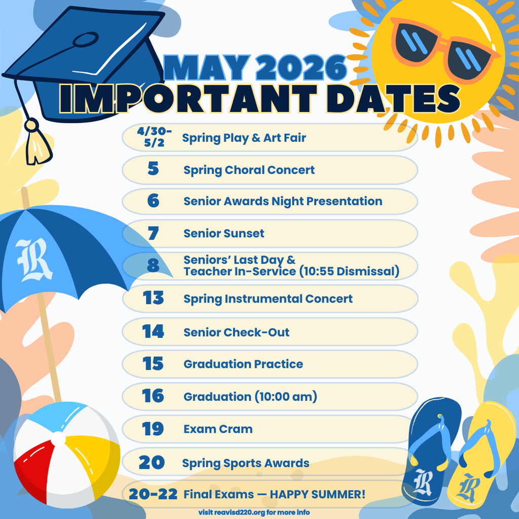 May Dates to Remember