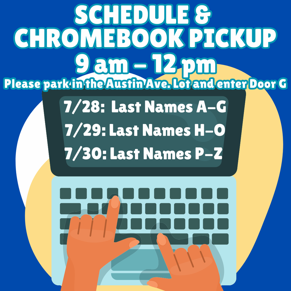 chromebook pickup schedule