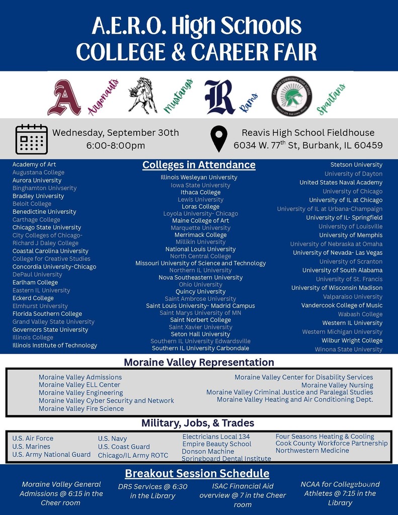 A.E.R.O. College and Career Fair