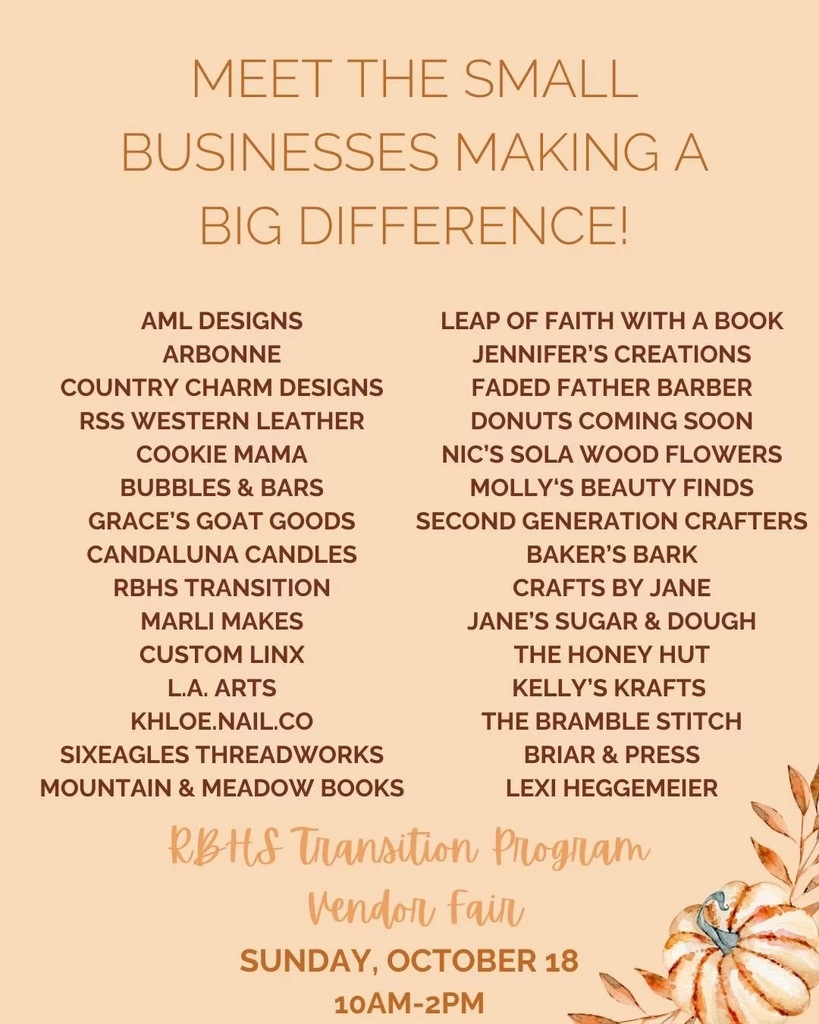 Transition Vendor Fair List