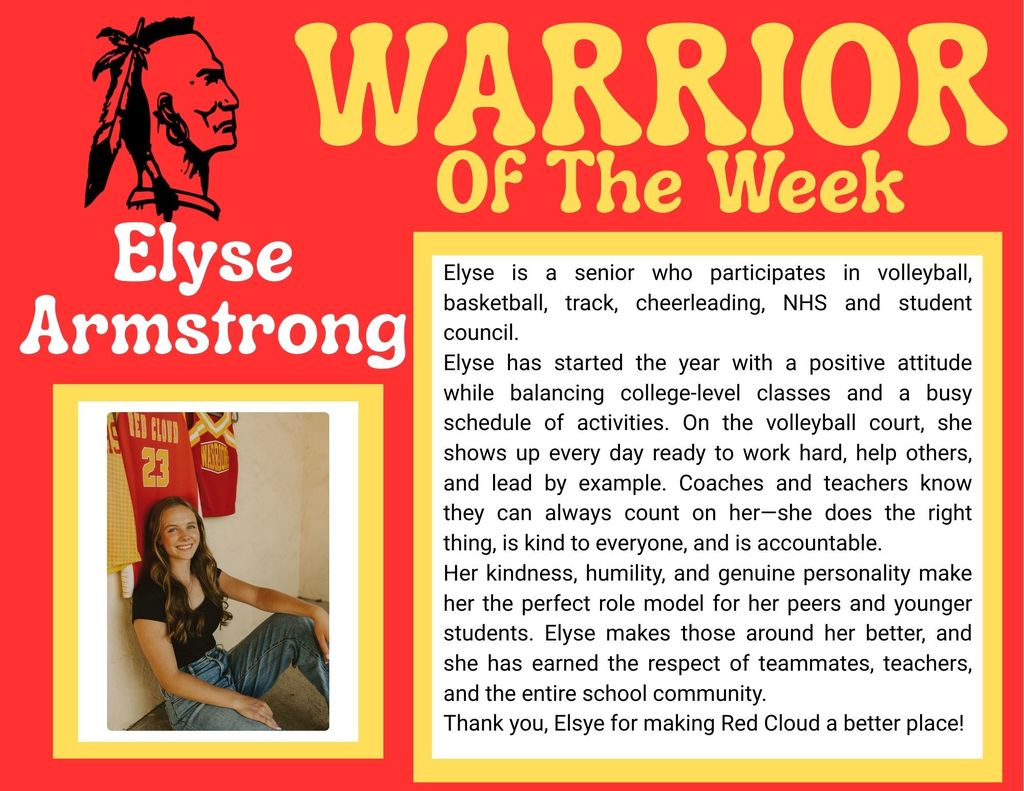 warrior of the week