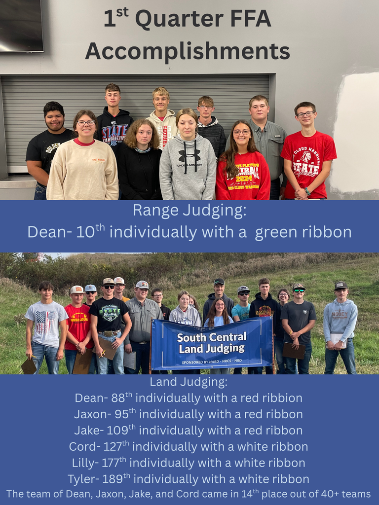 1st Quarter FFA Accomplishments