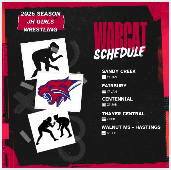 JH Girls Wrestling Schedule