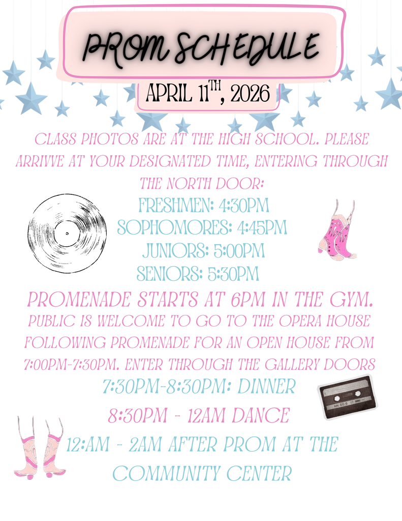prom schedule