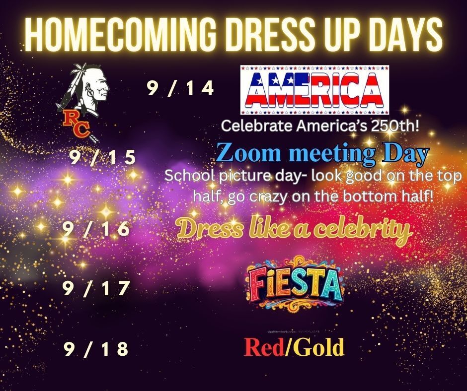 Homecoming Dress Up Days