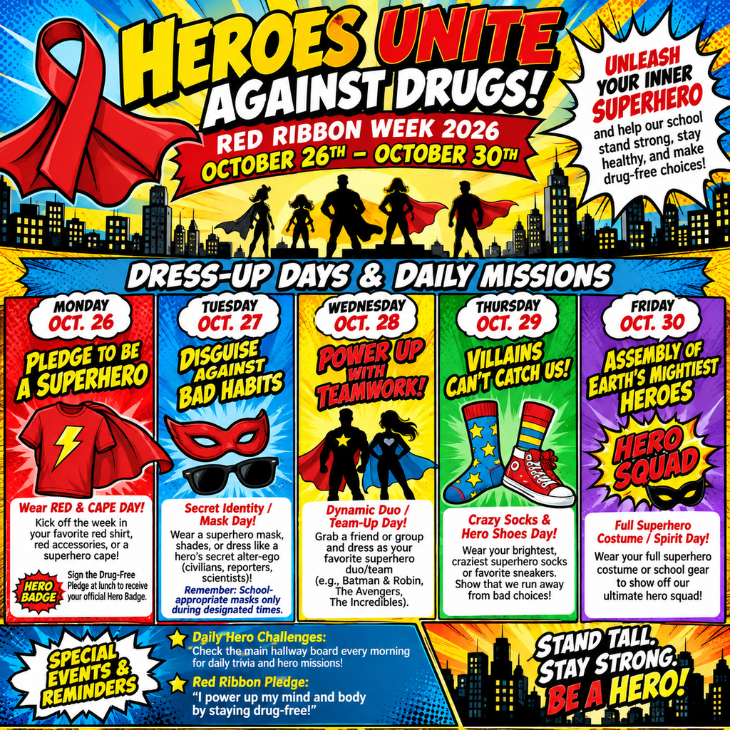 Heroes Unite Against Drugs!