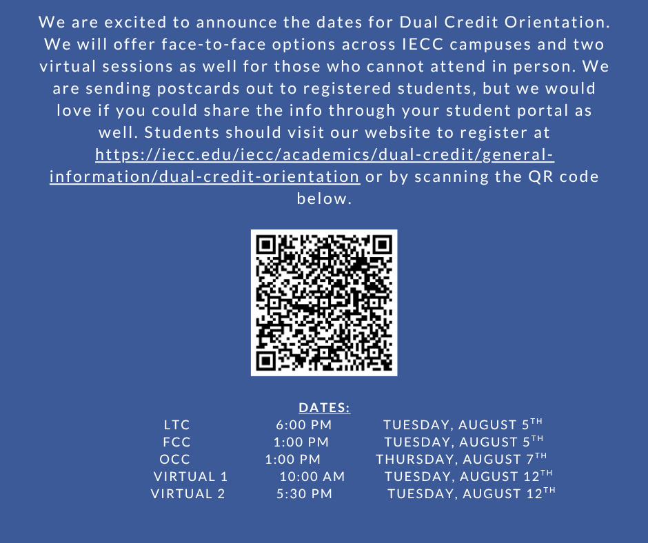 Dual Credit Classes
