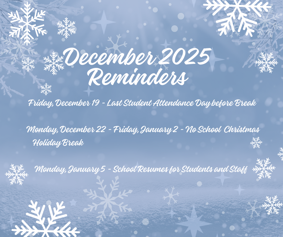 December 2025 Reminders