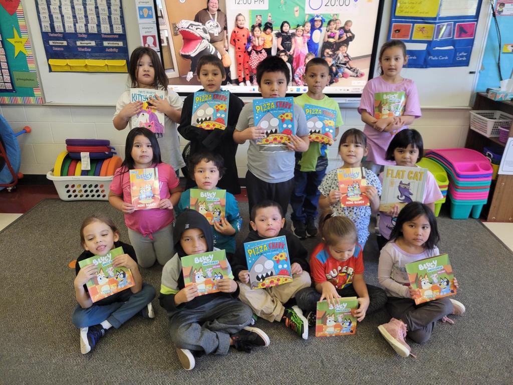 Miss Lovejoy's Class after they visited the book fair!