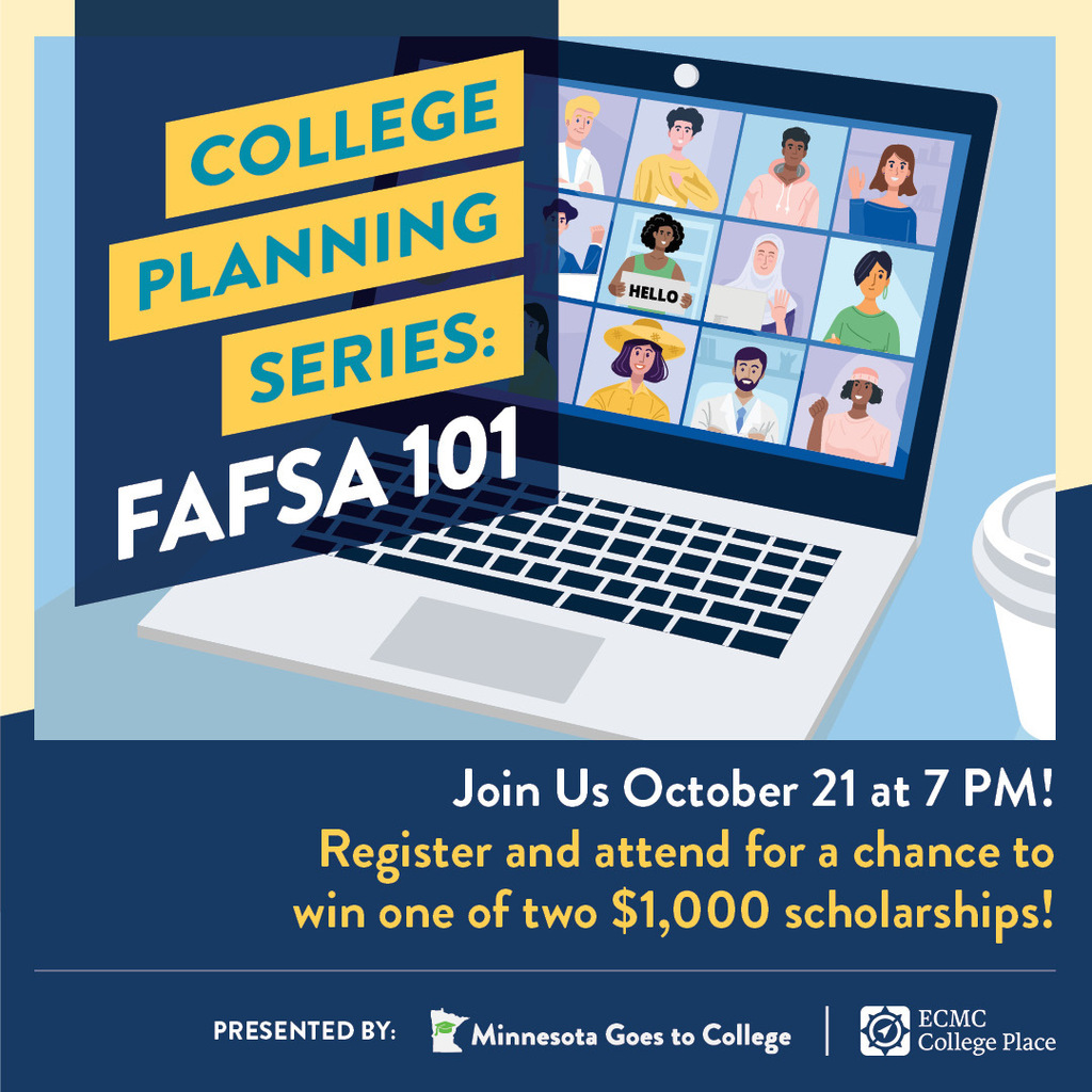 The Free Application for Federal Student Aid (FAFSA) is one of the best ways to access financial aid for college. Register to attend this free webinar, where finanicial aid professionals will walk you through all of the important steps. bit.ly/CollegePlanningSeries 