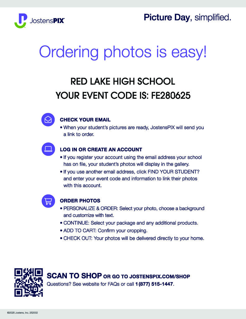 Picture Day retakes November 13