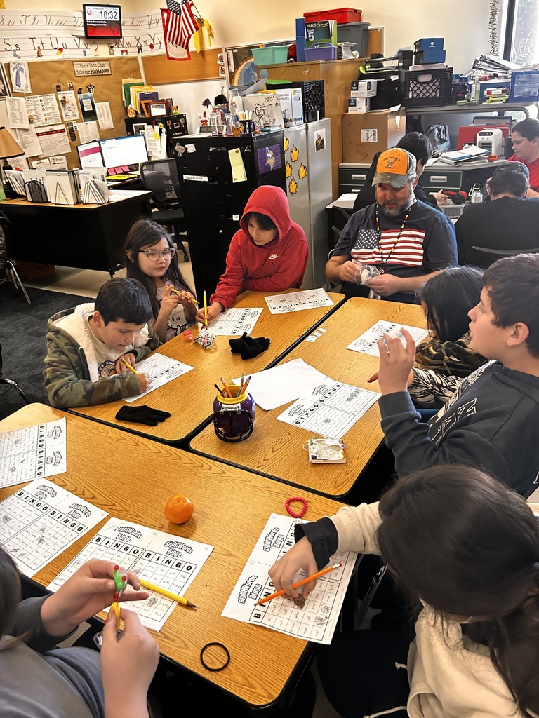 Sight Word Bingo happening today!