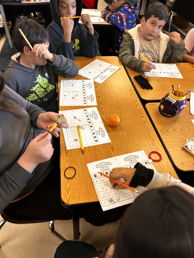 Sight Word Bingo happening today!