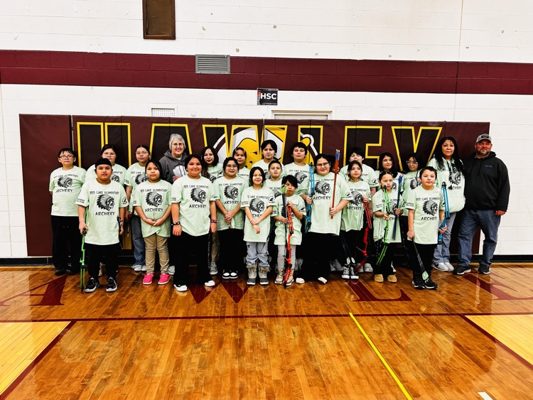 Red Lake Elementary Archers represented awesome today. Lots of personal bests scores shot today!
