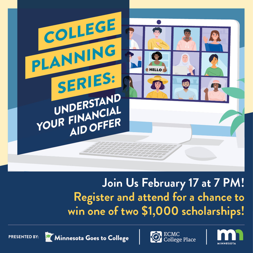 Join us next week to learn about what happens after the FAFSA is submitted! Register here: bit.ly/CollegePlanningSeries Students who attend are eligible for a $1,000 scholarship drawing. Interpreters are available.