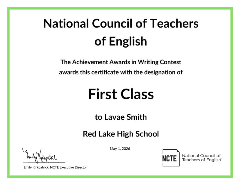 writing award