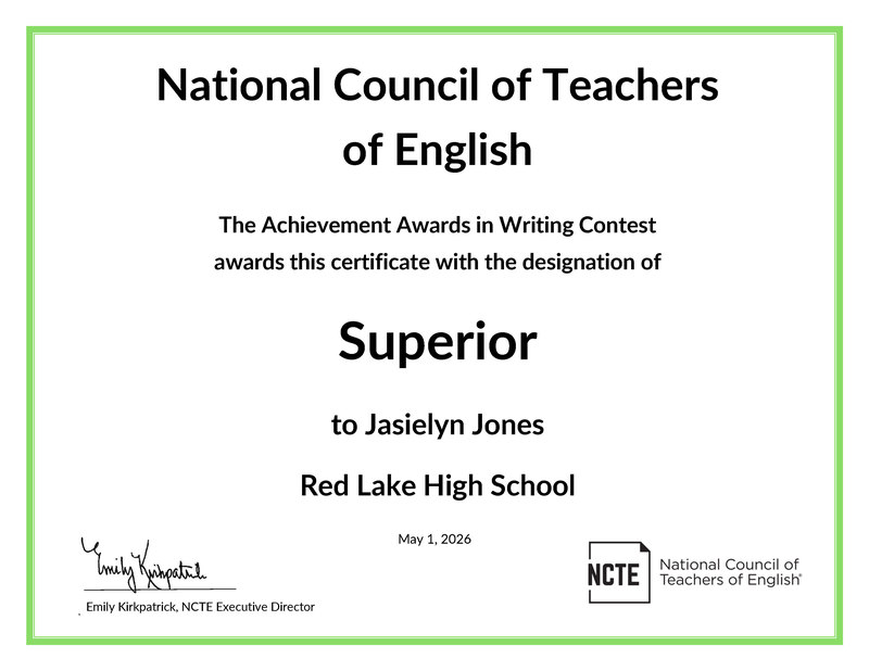 writing award