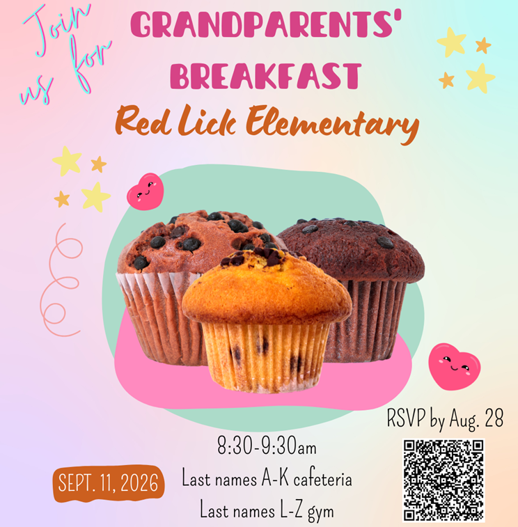 Grandparent's breakfast announcement