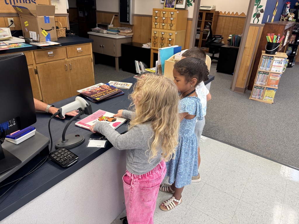 Library Time with the Kindergarteners!