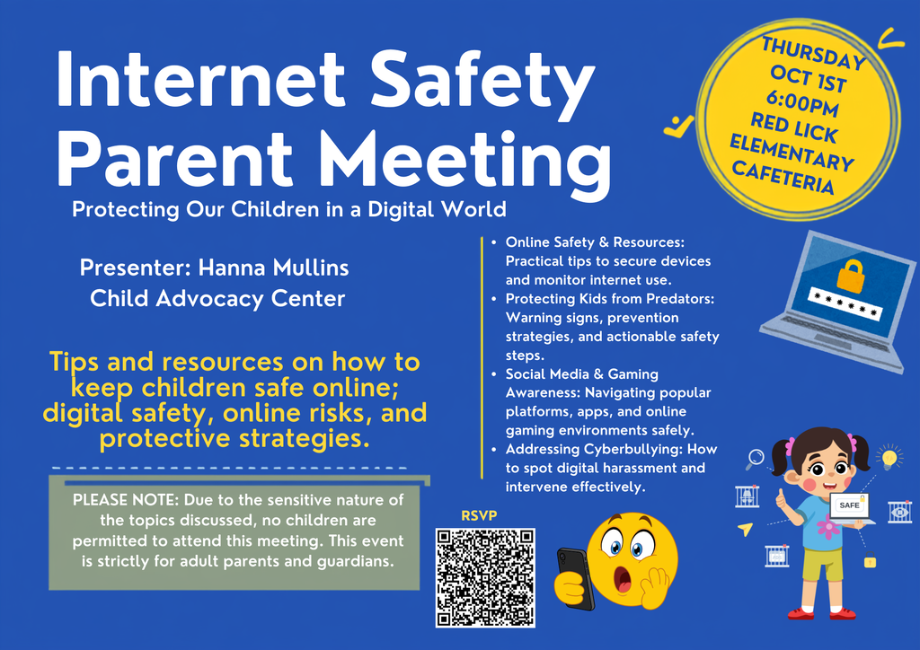 Announce for Internet safety meeting
