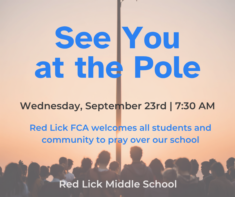 See you at the pole announcment
