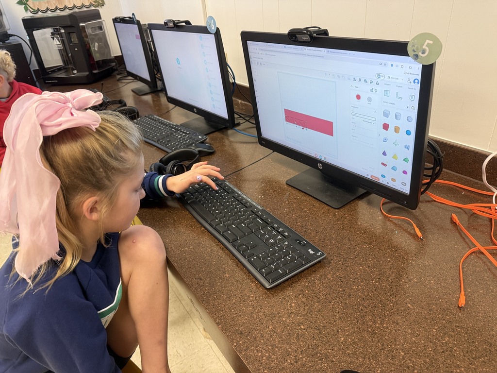 2nd Grade 3D printing