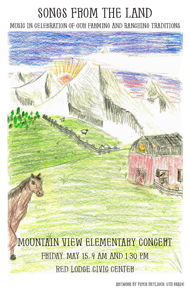Elementary Concert May 15th 9AM and 1:30 PM