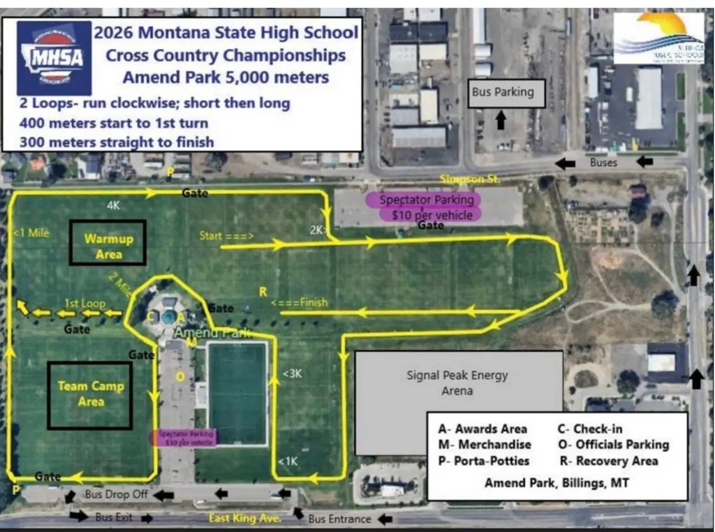 Cross Country Map