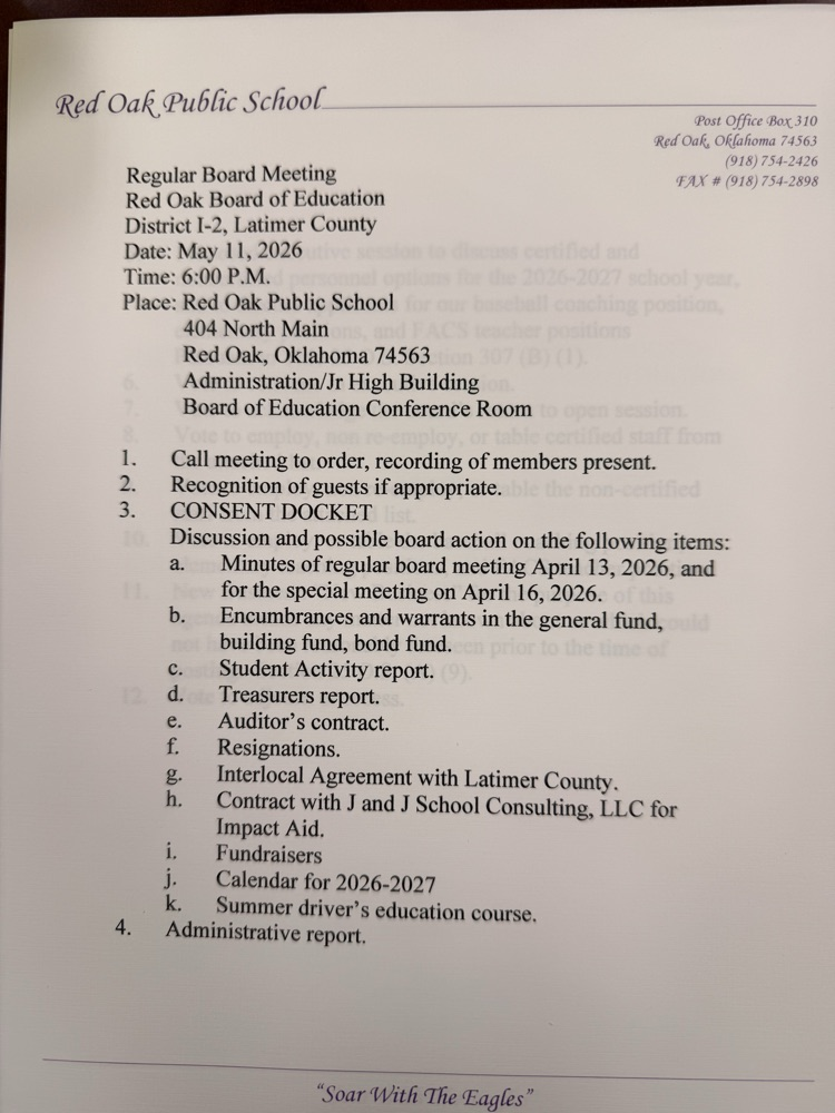 agenda