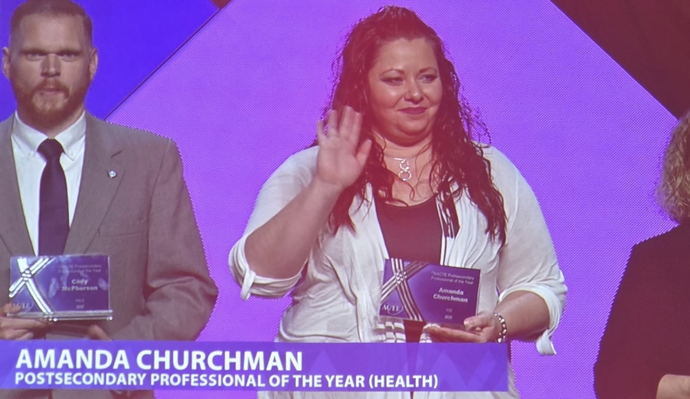 Post-Seconary Professional of the Year Finalist-Amanda Churchman