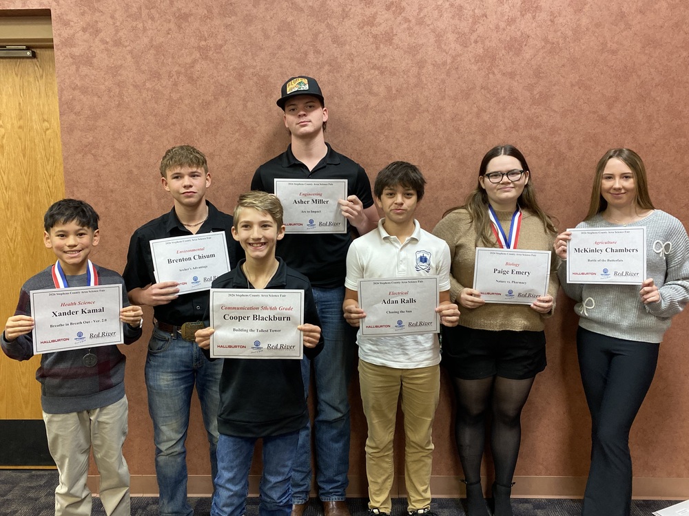 2026 Stephens County Area Science Fair