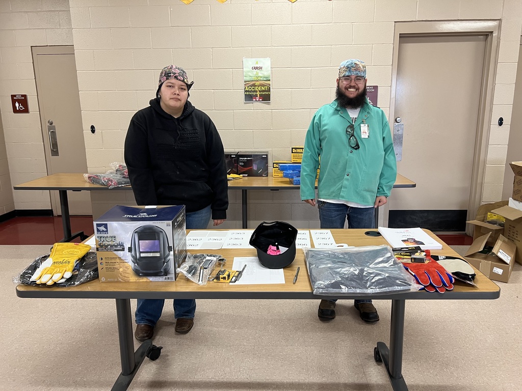 Luttrell and Watson with prizes