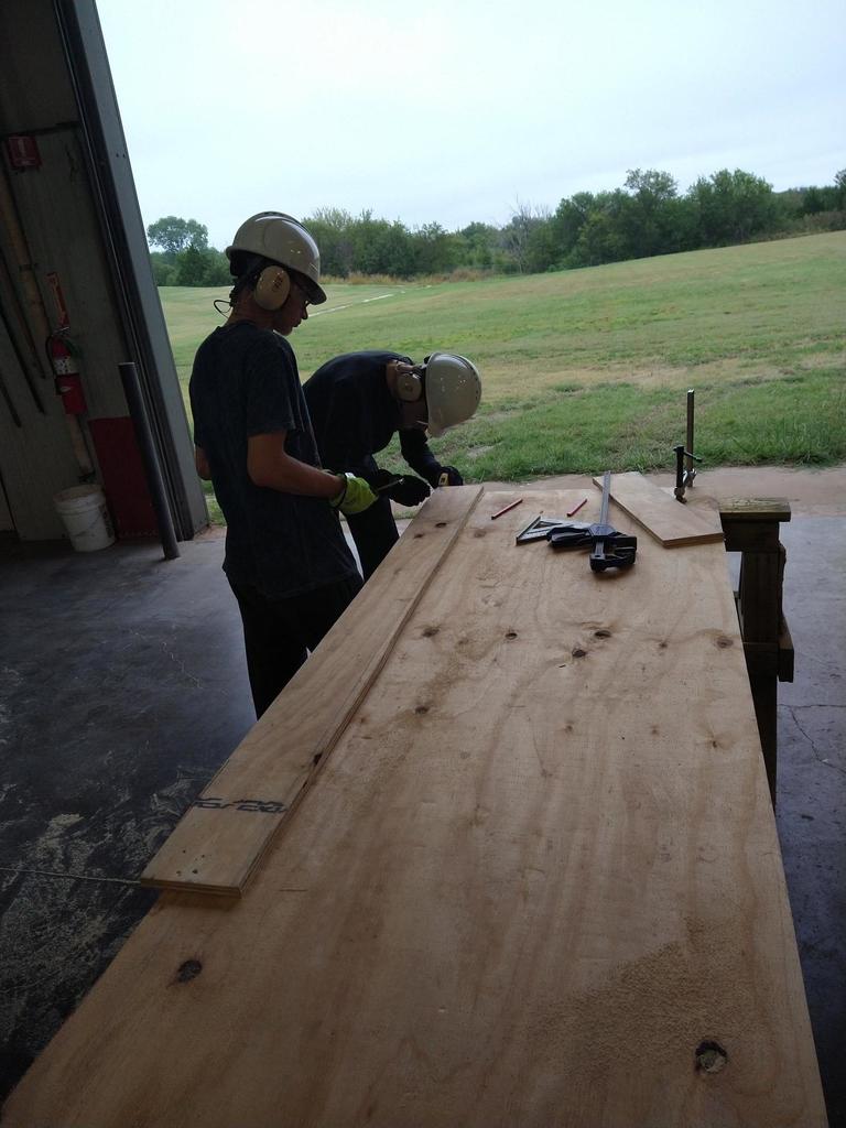 Construction Technology students at work