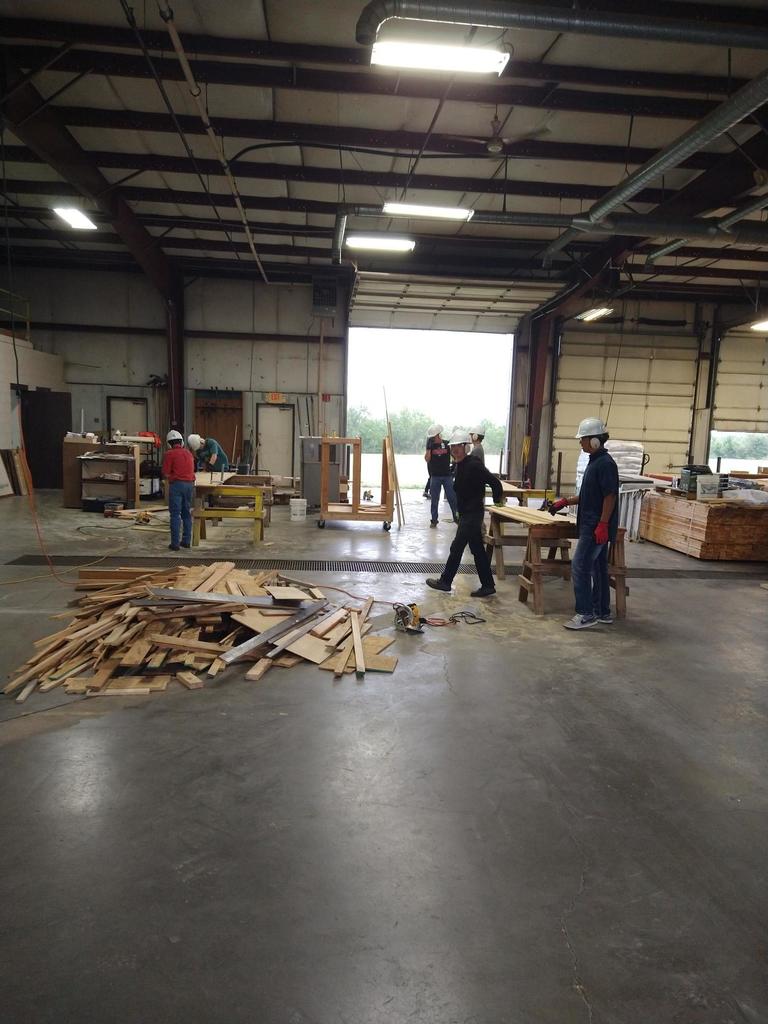 Construction Technology students at work