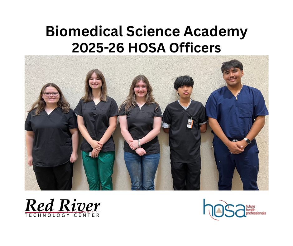 Biomed HOSA Officers 2025-26