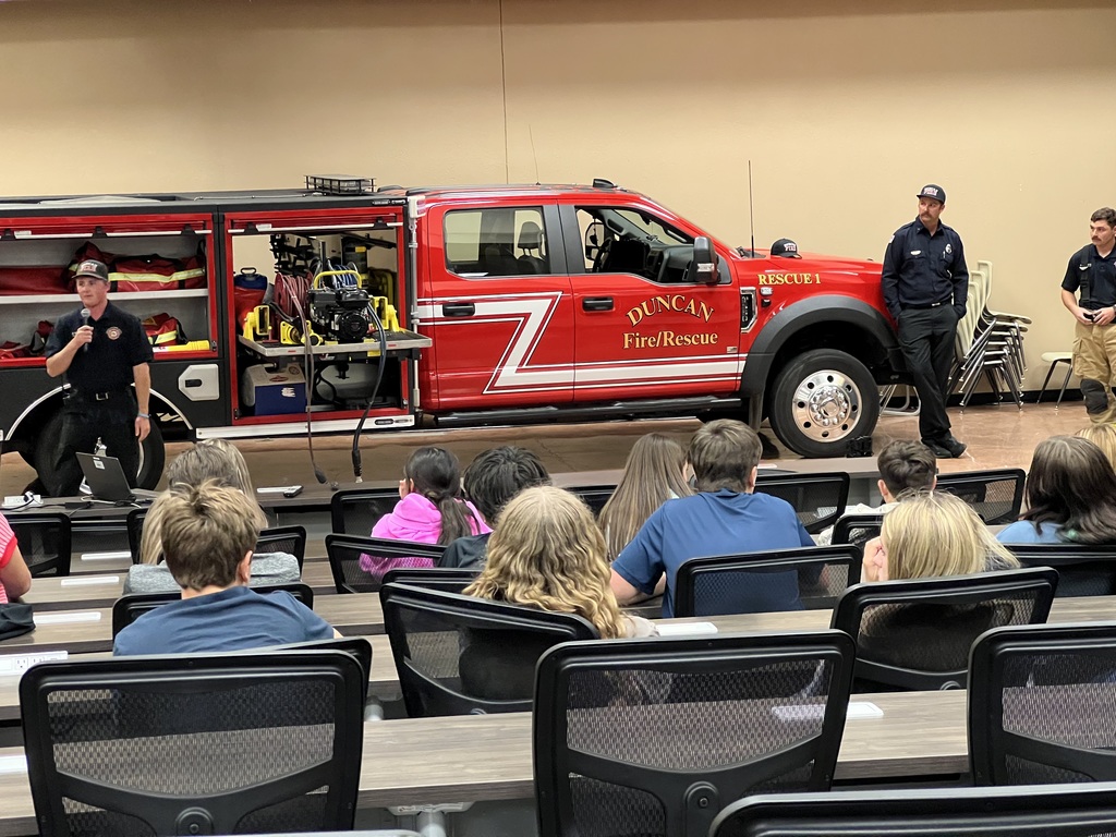 Duncan Fire Department-8th Grade Expo