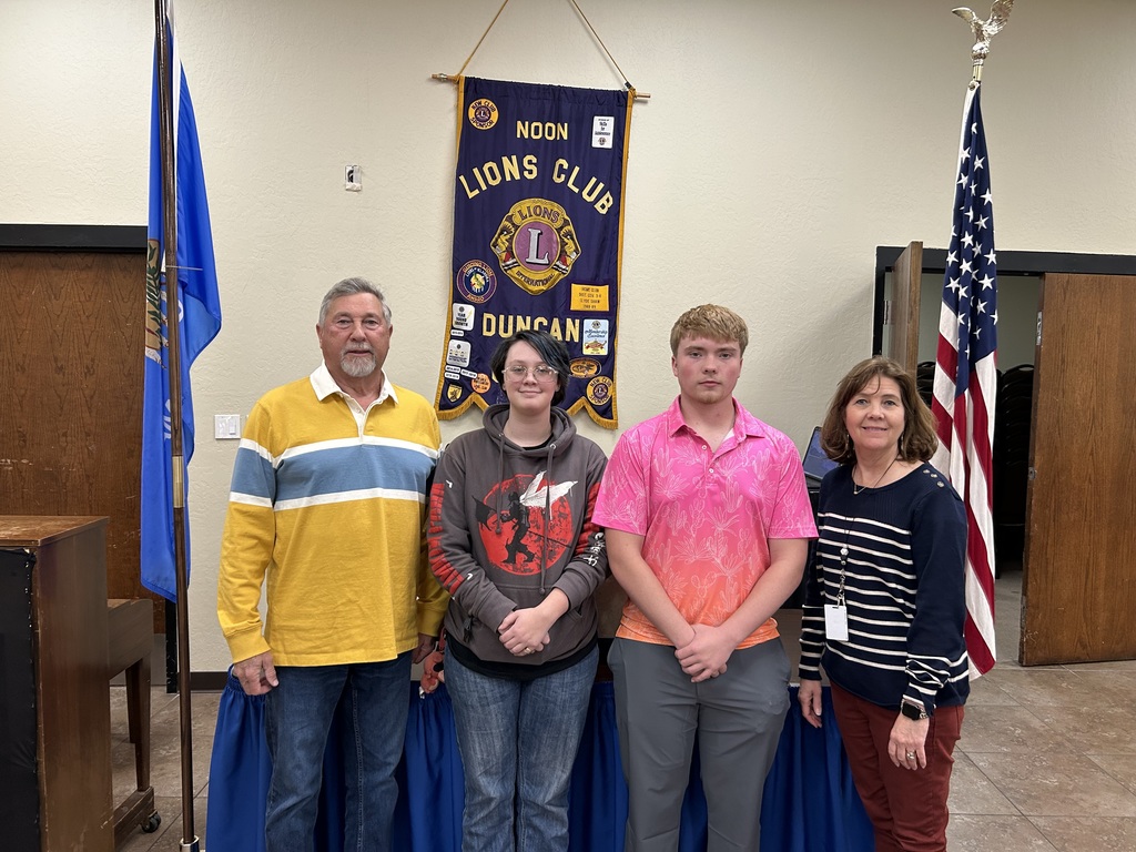 January Lions Club Students of the Month