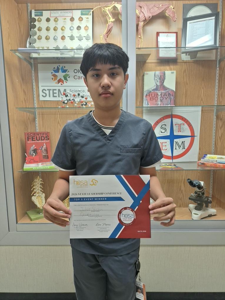 HOSA-Epidemiolgy Winner