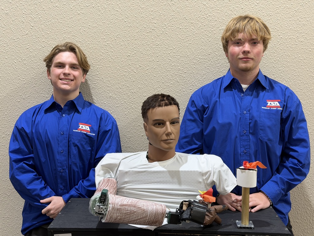 TSA Animatronics-!st Place winners