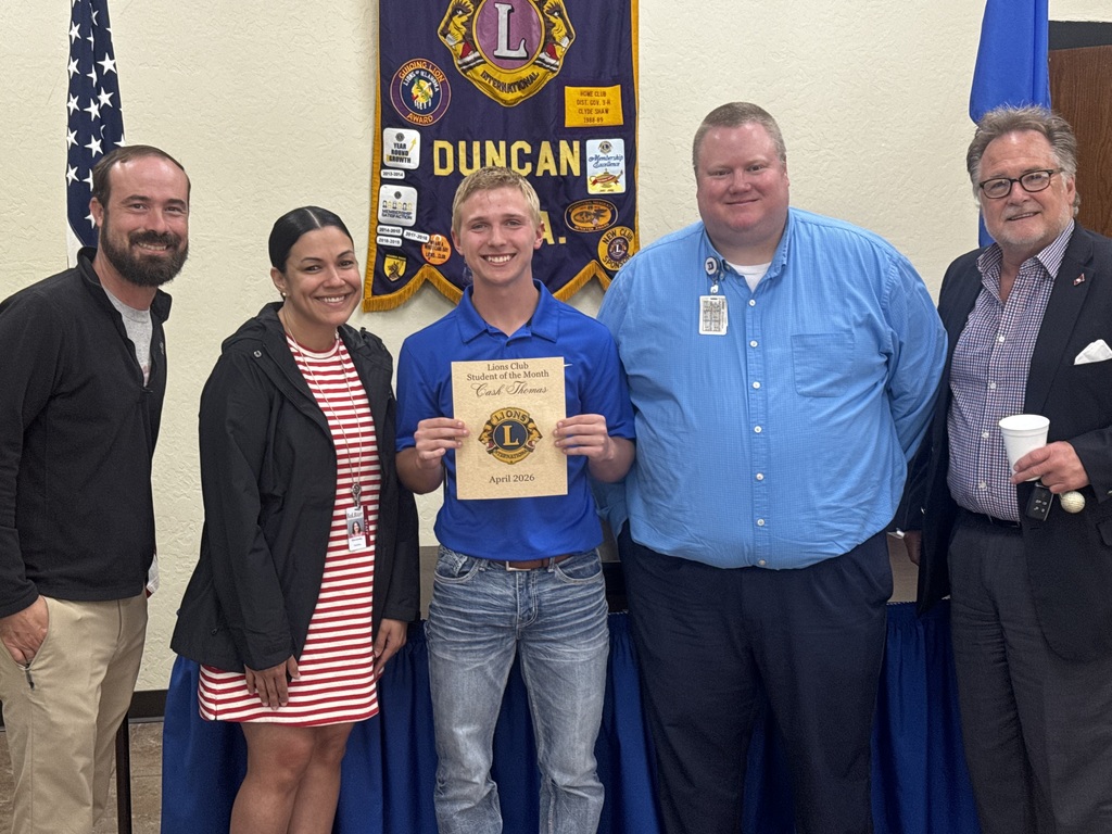Lions Club SOTM-Cash Thomas