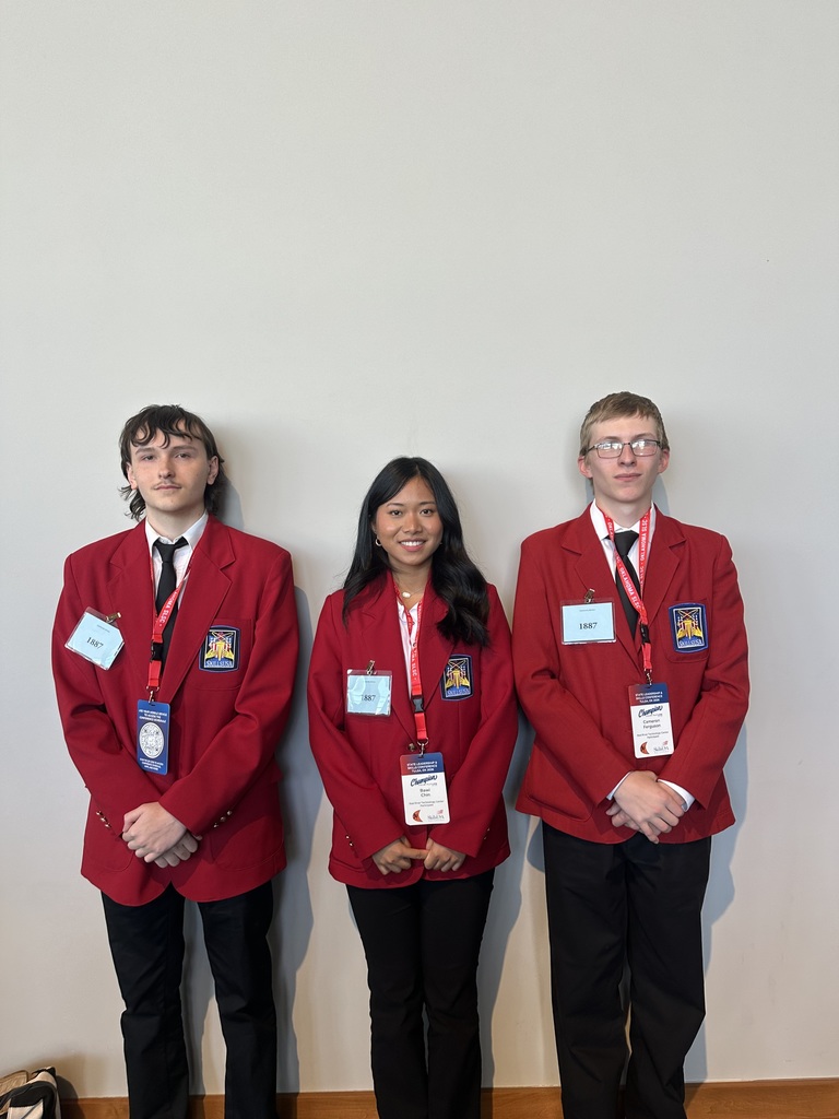 SkillsUSA SLC-Community Service Blayden Carpenter, Dina Chin, and Cameron Ferguson