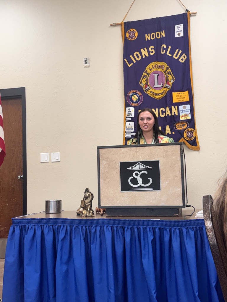 September Lions Club Students of the Month