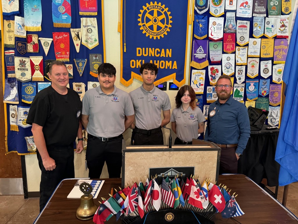 RRTC Students with Rotary Club Members