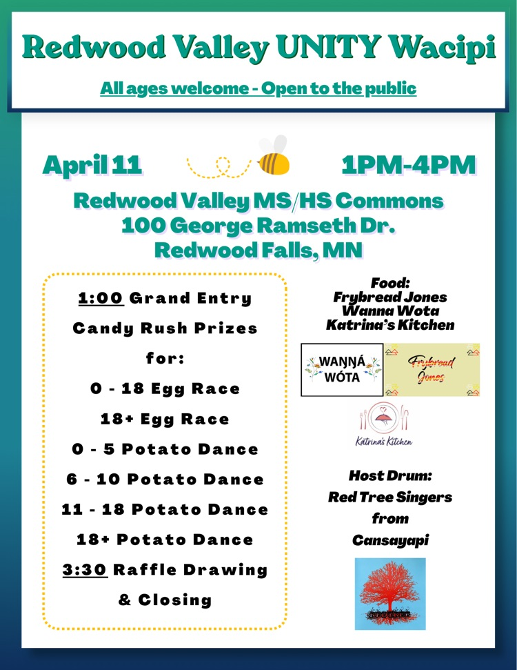 Redwood Valley UNITY Wacipi and the Vendors needed