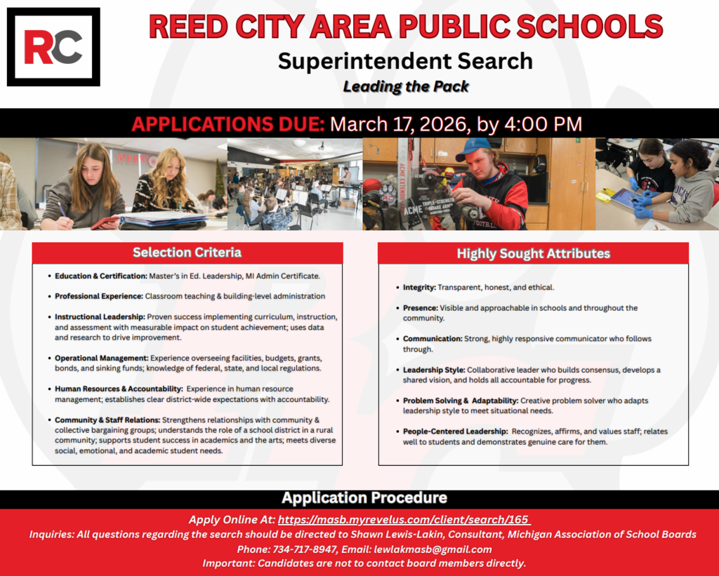 Superintendent Posting Flyer