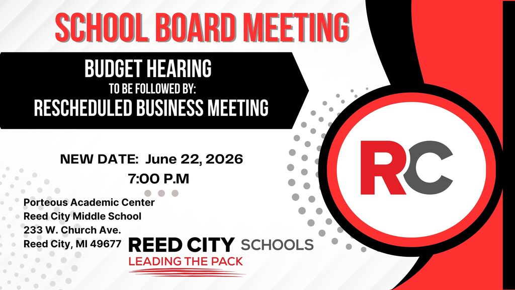 6.22.26 Budget Hearing to be followed by a Rescheduled Business Meeting