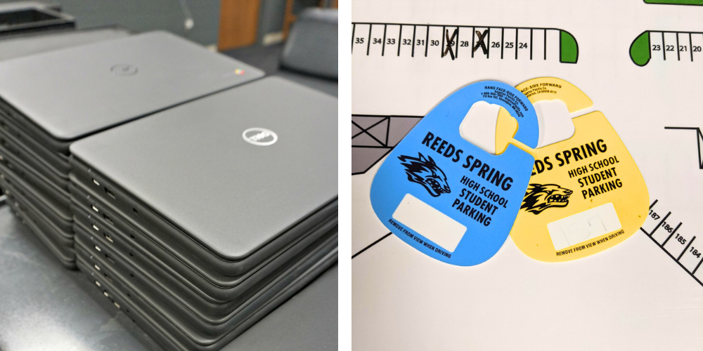 Chromebook, Schedule, and Parking Pass Pickup