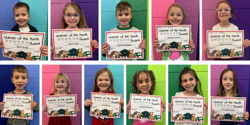 collage of learners of the month
