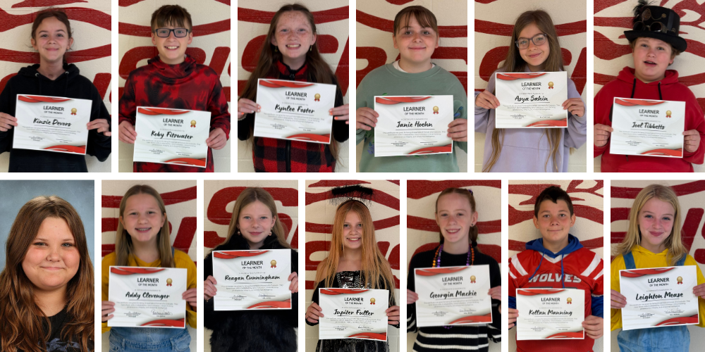 learners of the month